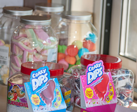 Süßes im Kiosk
